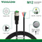 IP67 Pre-Wired Industrial A-Coding M12 5PIN 8PIN Circular Connector With 2M/3M/5M PVC Line Cable.