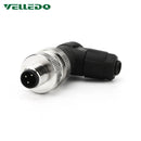 Waterproof IP67 Field-wireable M12 3Pin/4Pin Elbow Sensor Connector Plug Adapter Fittings.