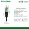 Industrial Pre-Wired M12 3PIN 4PIN Straight Connectors With 2M/3M/5M PVC Line and Cables.