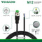 IP67 Pre-Wired Industrial A-Coding M12 5PIN 8PIN Circular Connector With 2M/3M/5M PVC Line Cable.