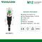 Industrial Field Assembly M12 12Pin A Coding Male/Female Sensor Connectors With 2M/3M/5M PVC Cable Cord Wire.