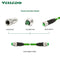 Field Assembly Profit Net Double Ended M12 4-Pin Male D Coding Sensor Connector Shielding Cables.