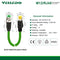 Field-wireable M12 4Pin D-Coding Sensor Connector to RJ45 C4 Plug Profit NET Cable Shielded Wire Line.