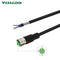 Pre-Wired M12 Shielded 3PIN 4PIN Straight Connectors With 2M/3M/5M PVC Line and Cables.