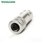 Waterproof FTP IP67 Industrial Field Assembly M12 Shielded Sensor Connectors and Screw Plugs.