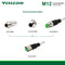 IP67 Industrial Shielded M12 Straight 5PIN 8PIN Circular Connector With 2M/3M/5M PVC Line Cable/Hardness Wiring.