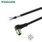 Pre-Wired Shielded M12 A-Coding 3PIN 4PIN Right Angle Circular Connector With 2M/3M/5M PVC Cable/Line.