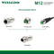 Waterproof FTP IP67 Industrial Field Assembly M12 Shielded Sensor Connectors and Screw Plugs.