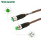 Industrial Field-wireable M12 4-Pin Female to M12 4-Pin Male CC-Link A-Coding Sensor Connector Shielded Cable.