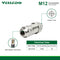 IP67 M12 Shielded 5Pin/8Pin Straight Circular Metal Connectors And Industrial Plug Adapter.