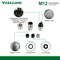 IP67 M12 Shielded 5Pin/8Pin Straight Circular Metal Connectors And Industrial Plug Adapter.