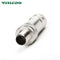 Waterproof IP67 Industrial M12 Shielded12PIN Striaght Screw Terminal Plug Adapter Sensor Connectors.