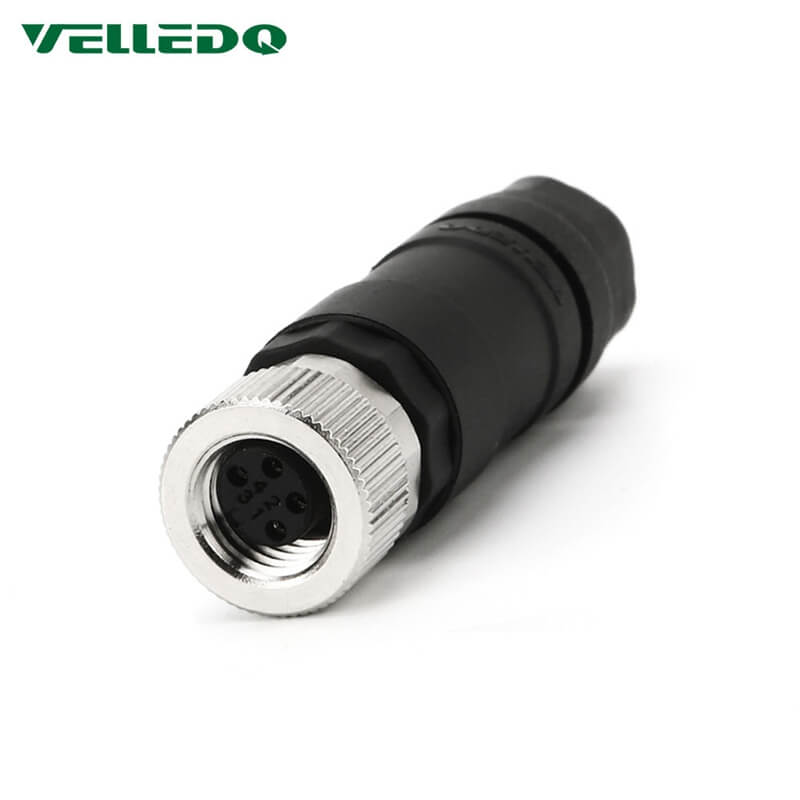 10PCS/50PCS/100PCS Pack M8 Industrial Straight 3/4PIN Circular Connector.