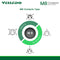 Industrial Field-wireable M8 Right Angle 3/4Pin Male/Female Circular Sensor Connector.