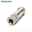 Industrial Waterproof Shielded M8 Metal Straight 3PIN 4PIN Circular Connectors.