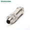 Industrial Waterproof Shielded M8 Metal Straight 3PIN 4PIN Circular Connectors.